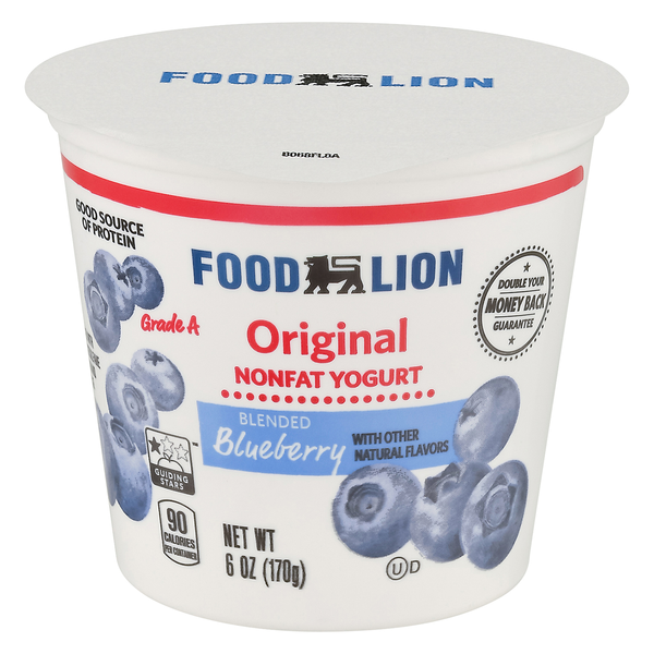 Blueberry Traditional Yogurt - Order Online & Save | Food Lion