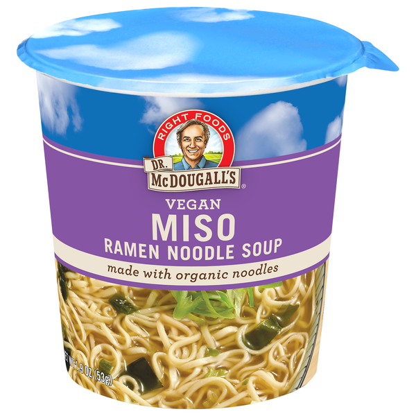 Dr. McDougall's Vegan Miso Ramen Noodle Soup Cup