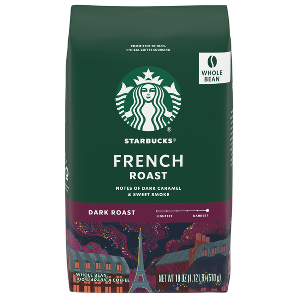 Save on Starbucks French Dark Roast Coffee (Whole Bean) Order Online