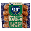 Wright Brand Bacon Cheddar & Jalapeno Smoked Sausage - 4 ct