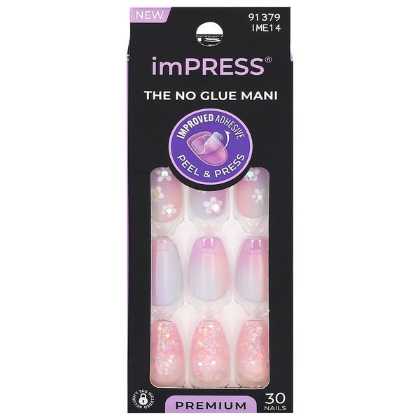 imPRESS No Glue Mani Press-On Nails Medium Length Portal