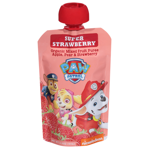 Paw Patrol Organic Super Strawberry Mixed Fruit Puree