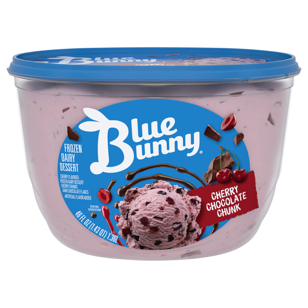 Blue Bunny Cherry Chocolate Chunk Frozen Dairy Dessert
