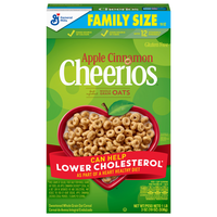 Cheerios Gluten Free Apple Cinnamon Whole Grain Oat Cereal Family Size