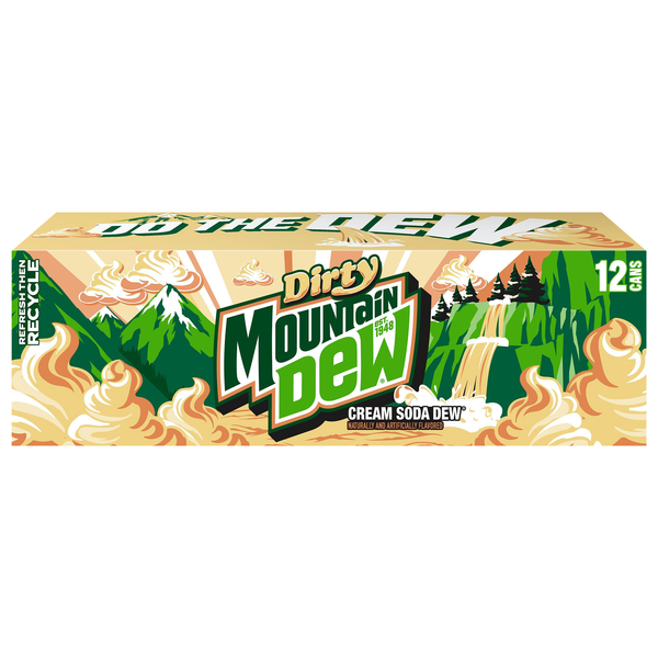 Dirty Mountain Dew Cream Soda - 12 pk