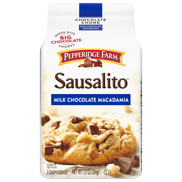 Pepperidge Farm Sausalito Crispy Milk Chocolate Macadamia Cookies