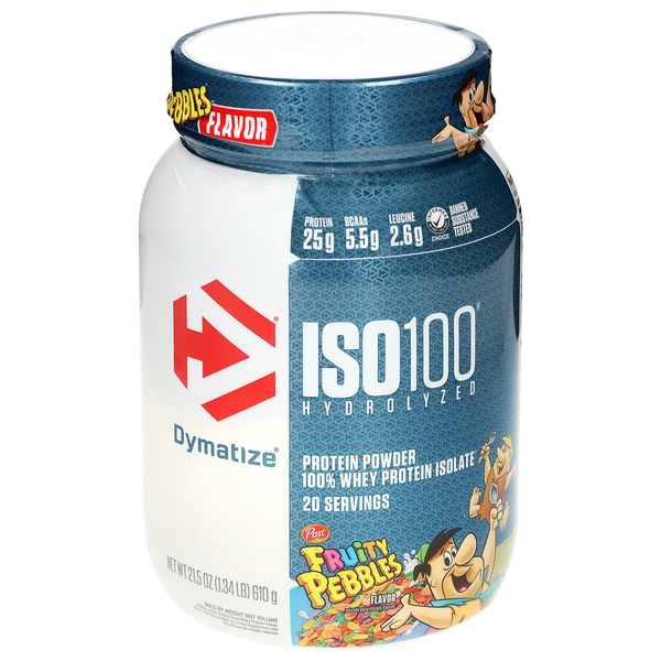 Dymatize ISO100 Hydrolyzed Post Fruity Pebbles 25g Whey Protein Powder