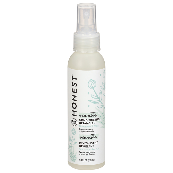 Honest Sensitive Fragrance Free Conditioning Detangler Spray