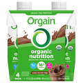 Orgain Organic Grass-fed Chocolate Fudge 16g Nutritional Shakes - 4 pk