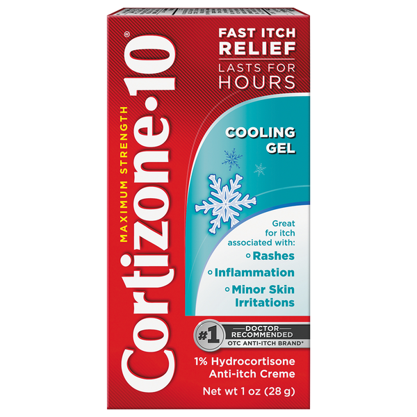 Cortizone-10 Maximum Strength Hydrocortisone Anti-Itch Cream Cooling Gel