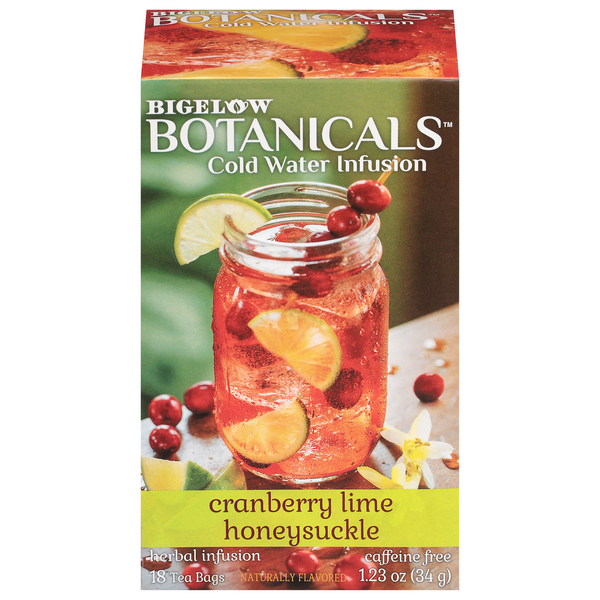 Save on Bigelow Botanicals Cold Water Infusion Cranberry Lime