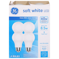 GE LED Light Bulb 60W Soft White