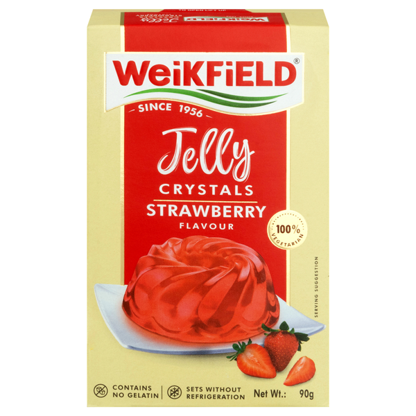 Weikfield Strawberry Flavor Jelly Crystals