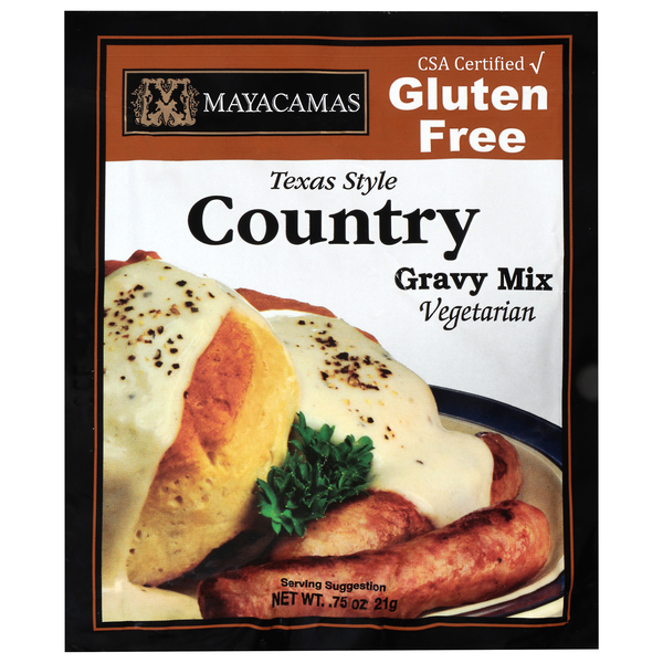 Mayacamas Gluten Free Vegetarian Texas Style Country Gravy Mix Packet