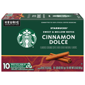 Starbucks Cinnamon Dolce Flavored Light Roast K-Cup Coffee Pods