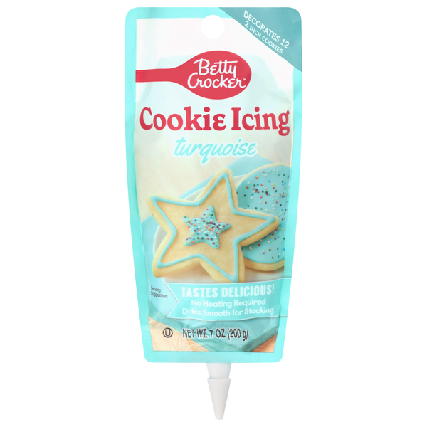 Betty Crocker Turquoise Cookie Icing