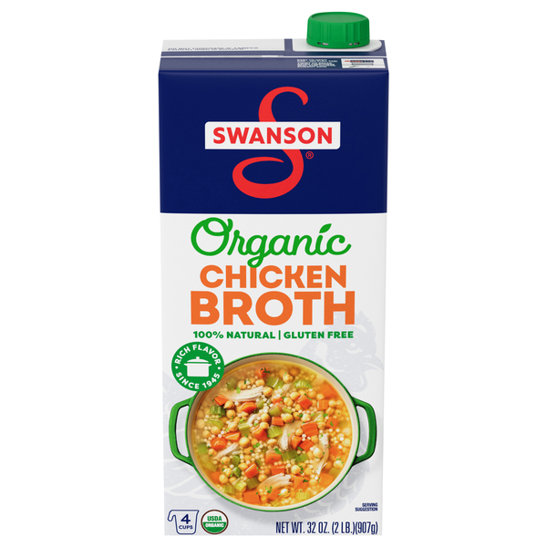 Swanson Organic Gluten Free Chicken Broth