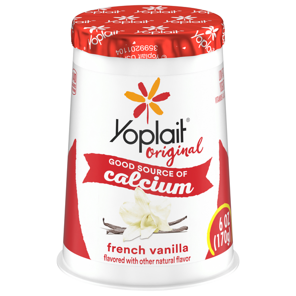 Yoplait Original Low Fat French Vanilla Yogurt Cup