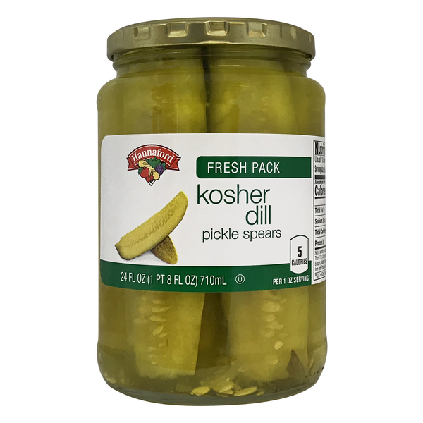 Hannaford Kosher Dill Pickle Spears Fresh Pack