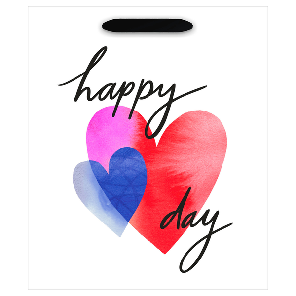 Hallmark 6 Inch Small Valentine's Day Gift Bag (Happy Heart Day)