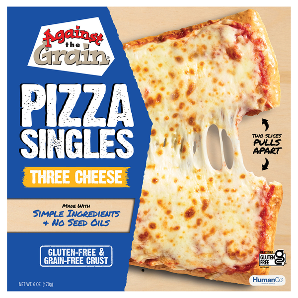 Against The Grain Gluten & Grain Free Three Cheese Pizza Singles