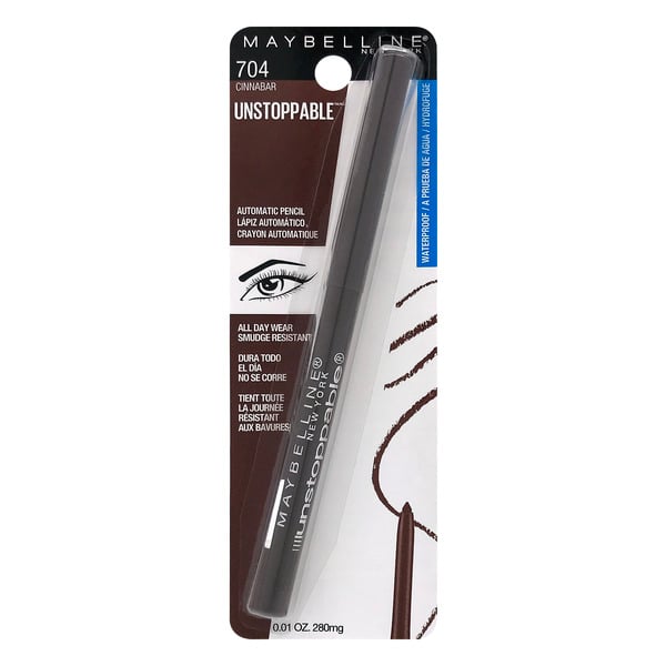 Maybelline Unstoppable Waterproof Pencil Eyeliner Cinnabar 704