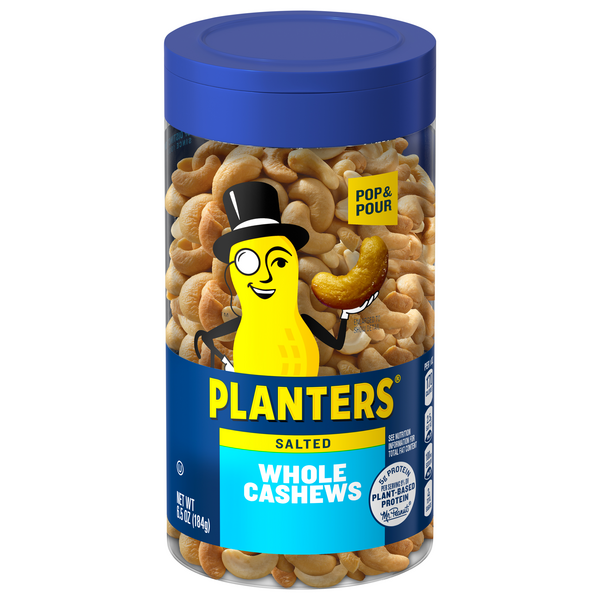 Save on Planters Cashews Whole Salted Order Online Delivery Stop & Shop