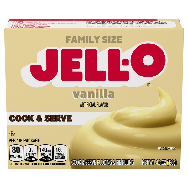 Jell-O Cook & Serve Vanilla Pudding & Pie Filling