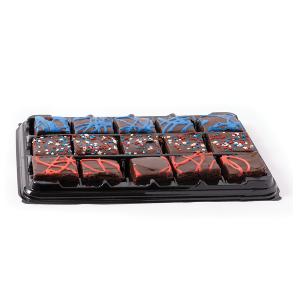 Our Brand Bakery Patriotic Drizzle Brownies - 15 ct