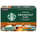 Starbucks Breakfast Blend Medium Roast K-Cup Coffee Pods