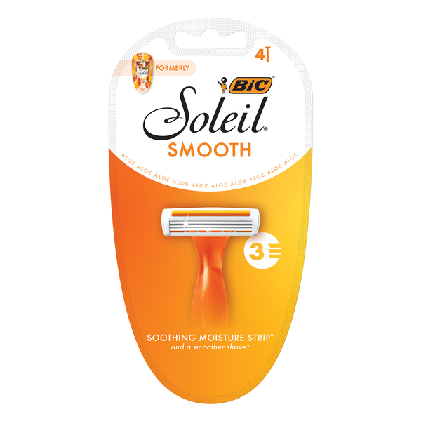 BIC Soleil Smooth Razors Sensitive Skin Triple Blade Disposable
