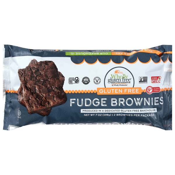 Wholly Wholesome Gluten Free Fudge Brownies