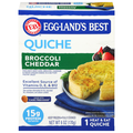 Eggland's Best Broccoli Cheddar Quiche Frozen