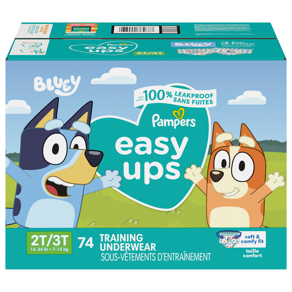 Pampers Easy Ups Boys 2T-3T PJ Masks Training Underwear 16-34 lb