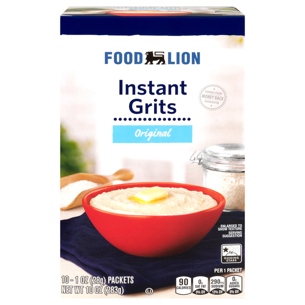 Food Lion Original Instant Grits - 10 ct