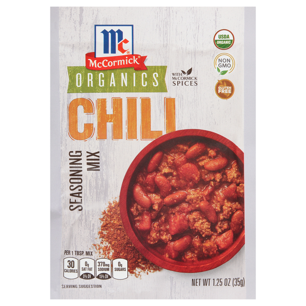 McCormick Organics Gluten Free Chili Seasoning Mix Packet