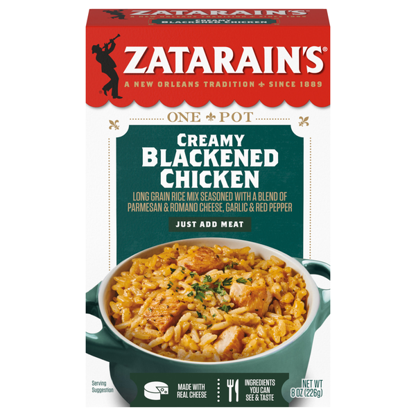 Zatarain's One Pot Creamy Blackened Chicken Rice Mix