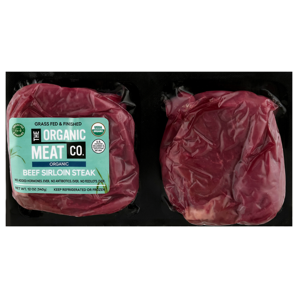 The Organic Meat Co. Organic Beef Sirloin Steak Fresh