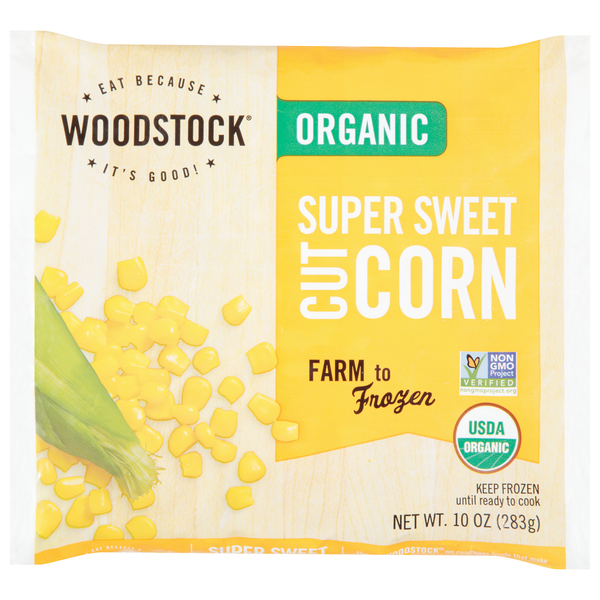 Woodstock Organic Super Sweet Cut Corn Frozen