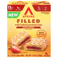Atkins Soft Baked Strawberry Filled 12g Protein Bars - 4 ct
