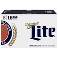 Miller Lite Pilsner Beer - 8 pk