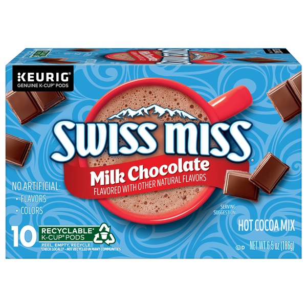 Swiss Miss Milk Chocolate Hot Cocoa Mix K-Cup Pods