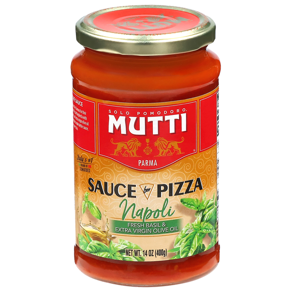 Mutti Parma Napoli Fresh Basil & Extra Virgin Olive Oil Pizza Sauce