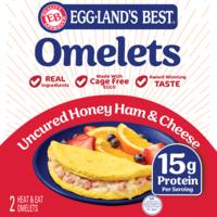 Eggland's Best Honey Ham & Cheese Omelets - 2 ct