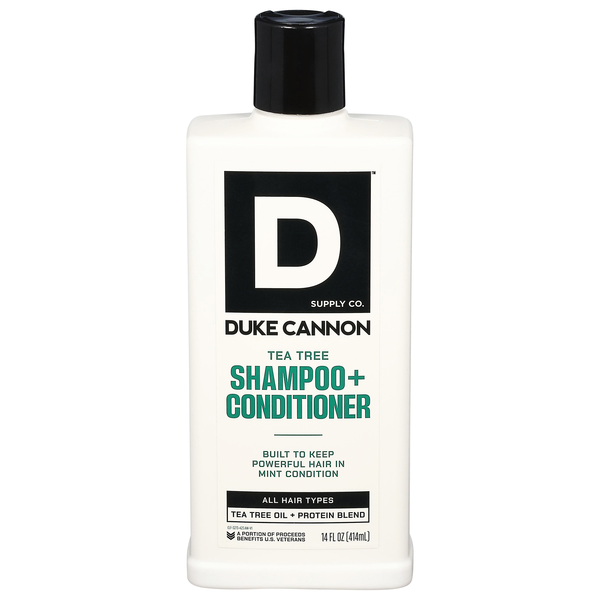 Duke Cannon Supply Co. Tea Tree + Mint Shampoo + Conditioner