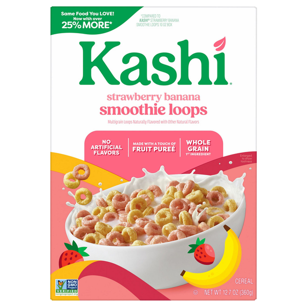 Kashi Kashi Strawberry Banana Smoothie Loops Multigrain Cereal