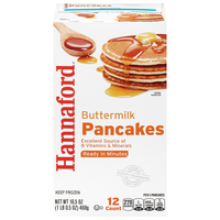 Hannaford Buttermilk Pancakes - 12 ct Frozen