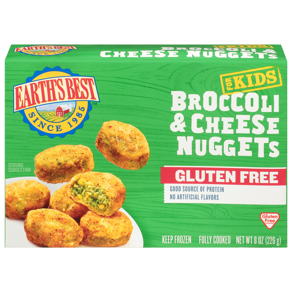 Save on Earth's Best Kids Breaded Chicken Nuggets Broccoli & Cheese