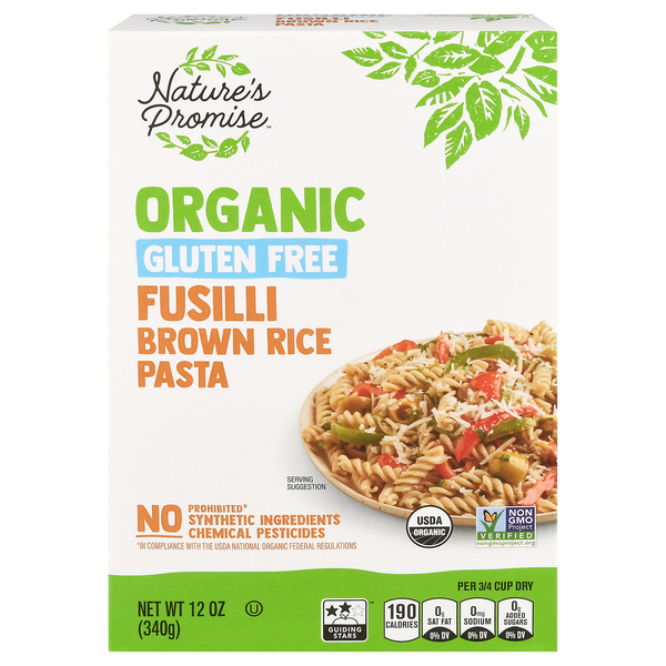 Nature's Promise Organic Gluten Free Fusilli Brown Rice Pasta