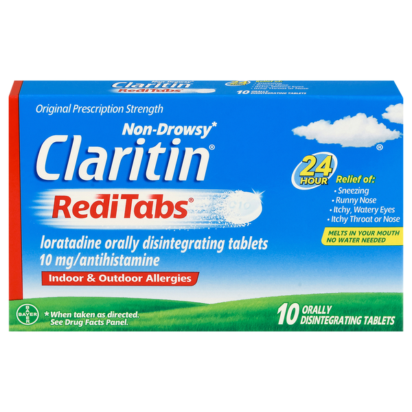 Claritin Allergy Non Drowsy RediTabs Orally Disintegrating Tablets